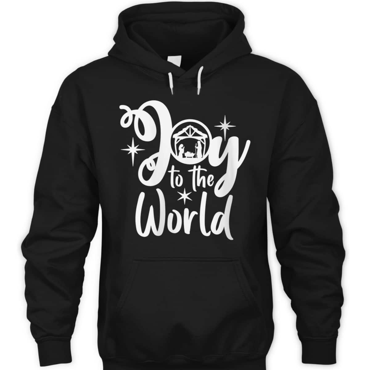 Religious Merry Christmas Joy To The World Nativity Scene Christian Xmas T-Shirt Religious Merry Christmas Joy To The World Nativity Scene Christian Xmas T-Shirt