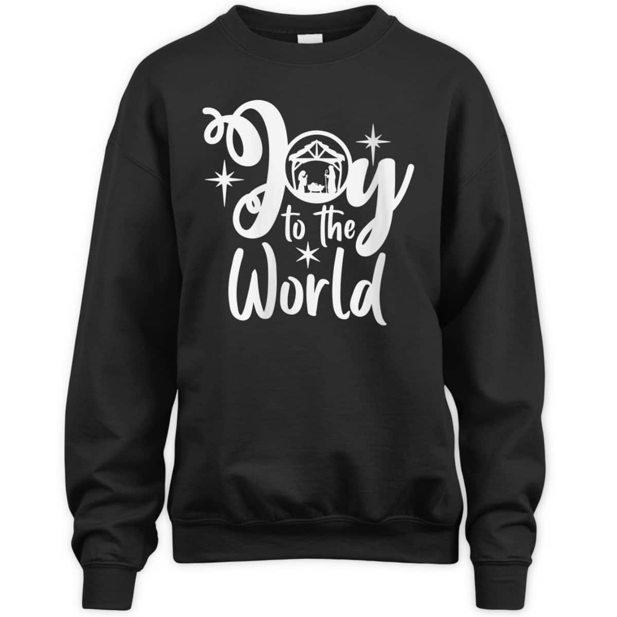 Religious Merry Christmas Joy To The World Nativity Scene Christian Xmas T-Shirt Religious Merry Christmas Joy To The World Nativity Scene Christian Xmas T-Shirt