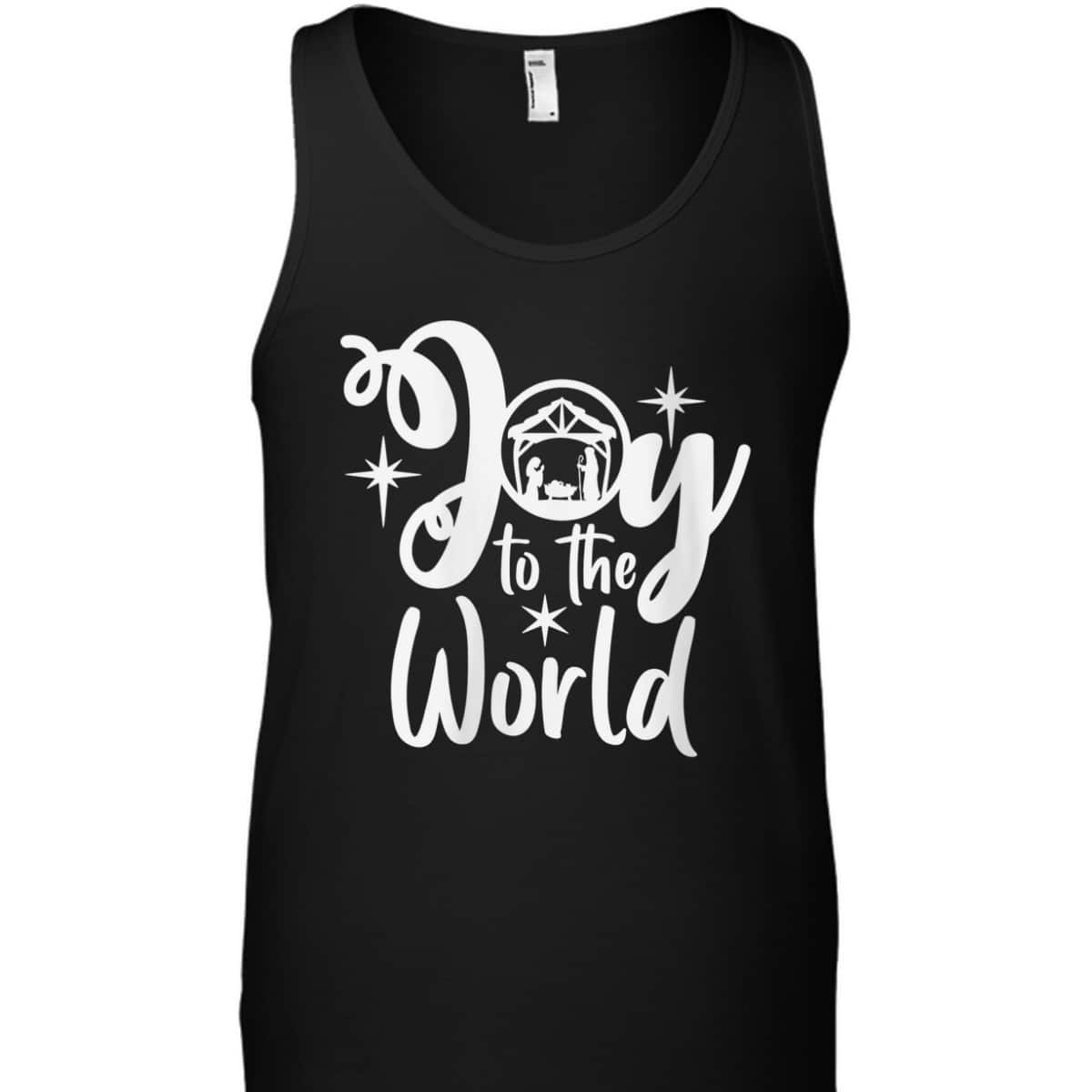 Religious Merry Christmas Joy To The World Nativity Scene Christian Xmas T-Shirt Religious Merry Christmas Joy To The World Nativity Scene Christian Xmas T-Shirt