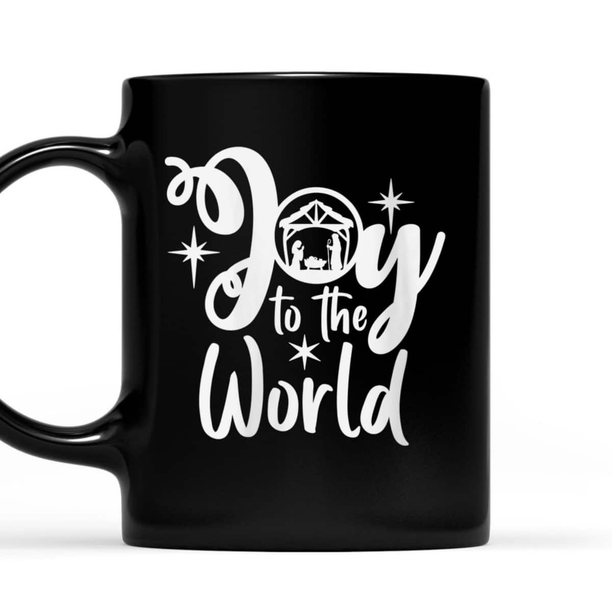 Religious Merry Christmas Joy To The World Nativity Scene Christian Xmas T-Shirt Religious Merry Christmas Joy To The World Nativity Scene Christian Xmas T-Shirt