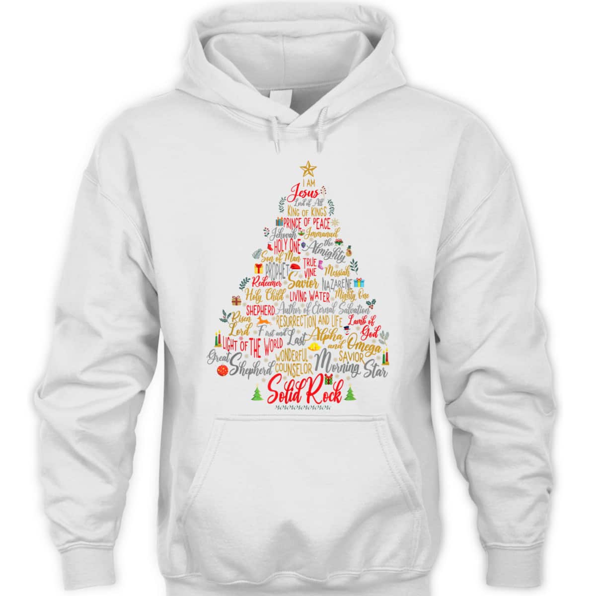 Names Of Jesus Christmas Tree Amazing Xmas Tree Christian Religious T-Shirt Names Of Jesus Christmas Tree Amazing Xmas Tree Christian Religious T-Shirt