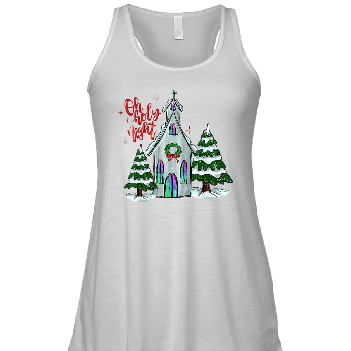 Christian Christmas Oh Holy Night Xmas Church Silent Night T-Shirt Christian Christmas Oh Holy Night Xmas Church Silent Night T-Shirt