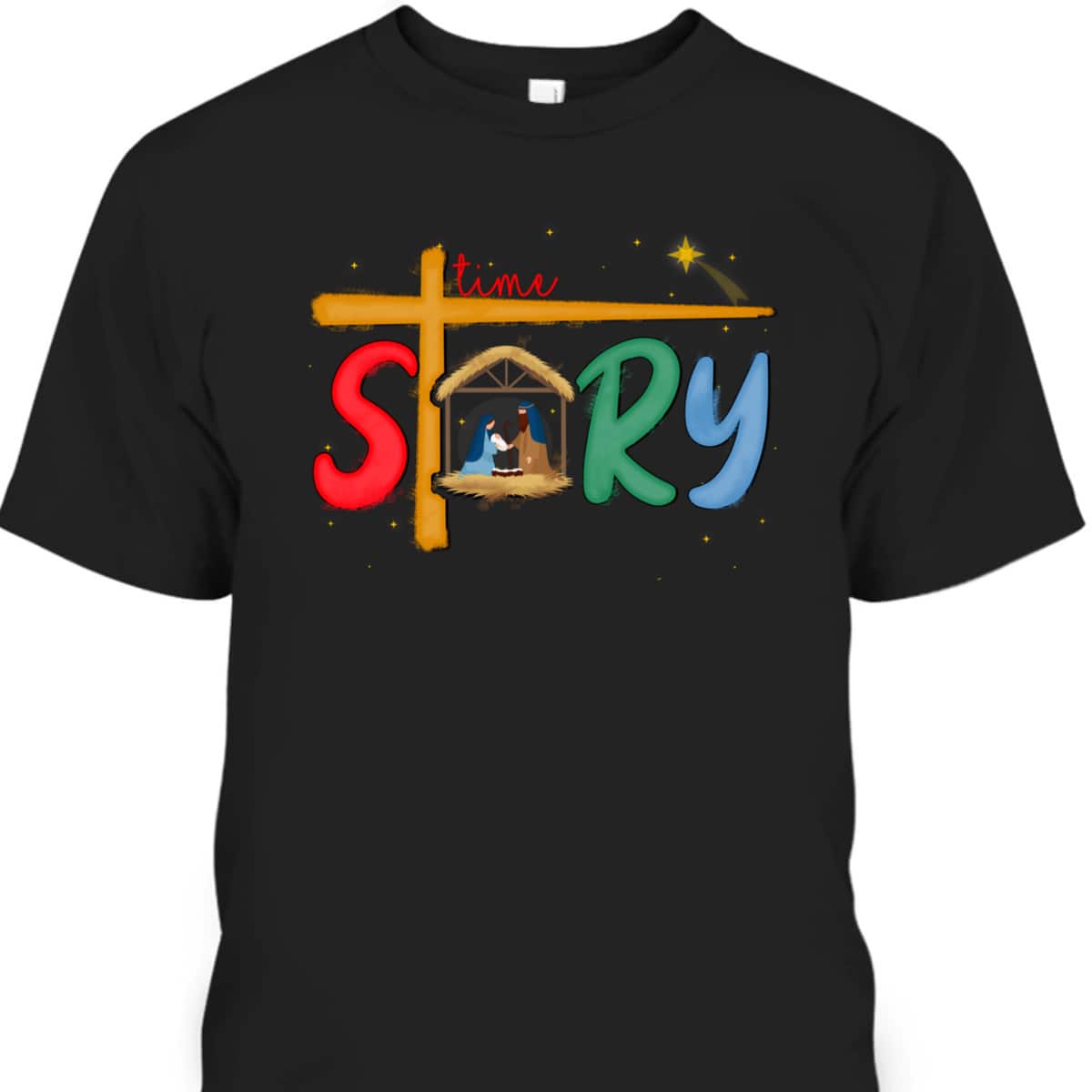 True The Story Christmas Nativity Jesus Christian Christmas T-Shirt True The Story Christmas Nativity Jesus Christian Christmas T-Shirt