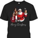 Merry Christmas Santa Claus Jesus God Selfie Xmas Christian T-Shirt Merry Christmas Santa Claus Jesus God Selfie Xmas Christian T-Shirt