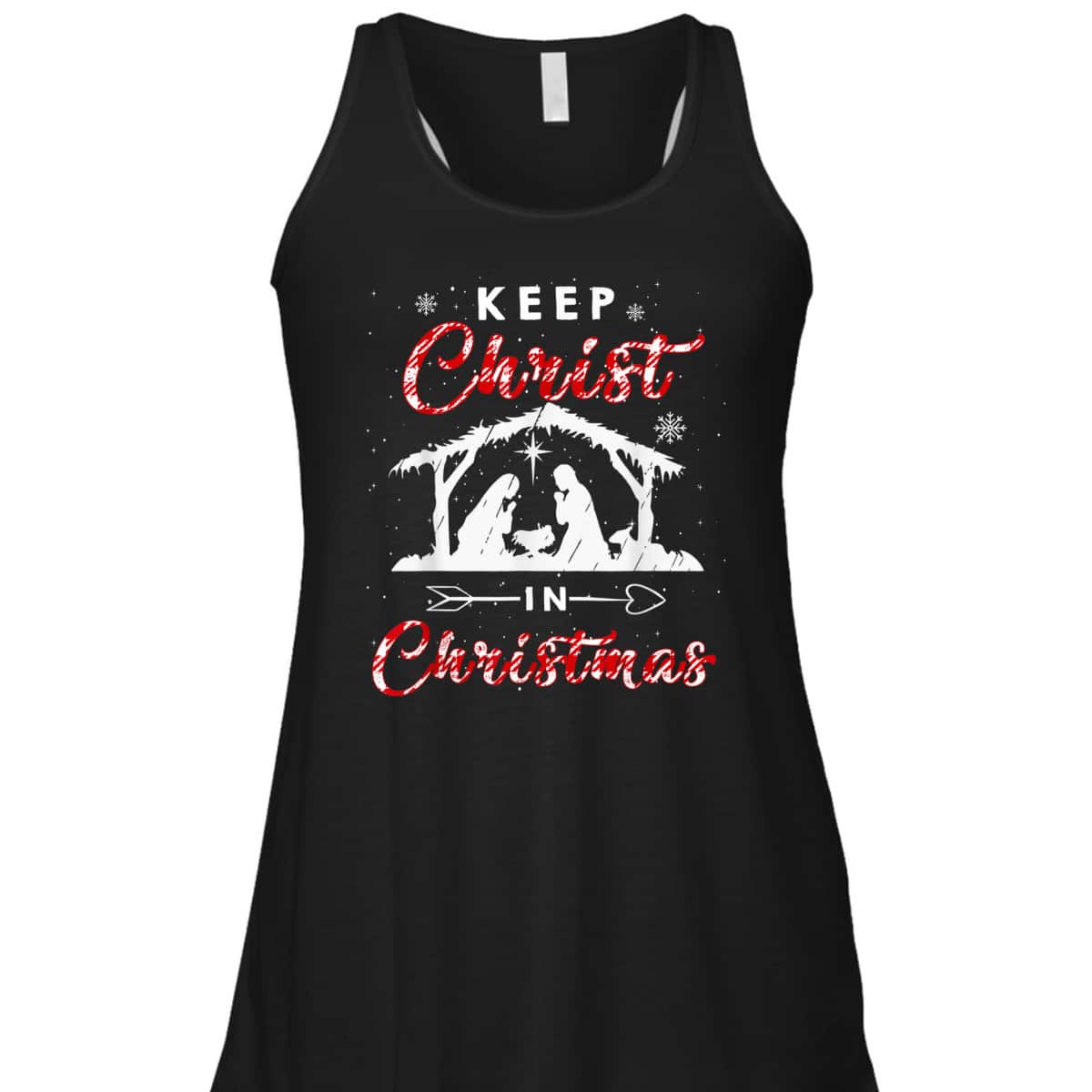 Keep Christ In Christmas Red Plaid Christian Love Xmas T-Shirt Keep Christ In Christmas Red Plaid Christian Love Xmas T-Shirt