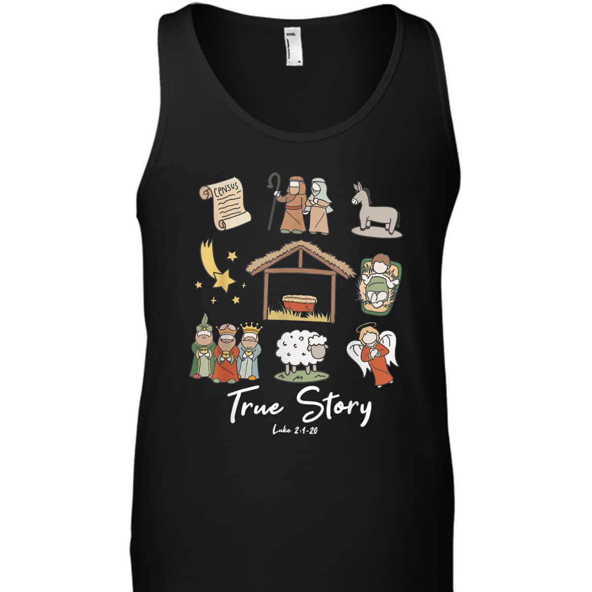 Funny True Story Nativity Christmas Jesus Xmas Christian T-Shirt Funny True Story Nativity Christmas Jesus Xmas Christian T-Shirt