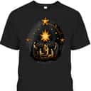 Christmas Birth Of Jesus Nativity Scene Star Christian X-Mas T-Shirt Christmas Birth Of Jesus Nativity Scene Star Christian X-Mas T-Shirt