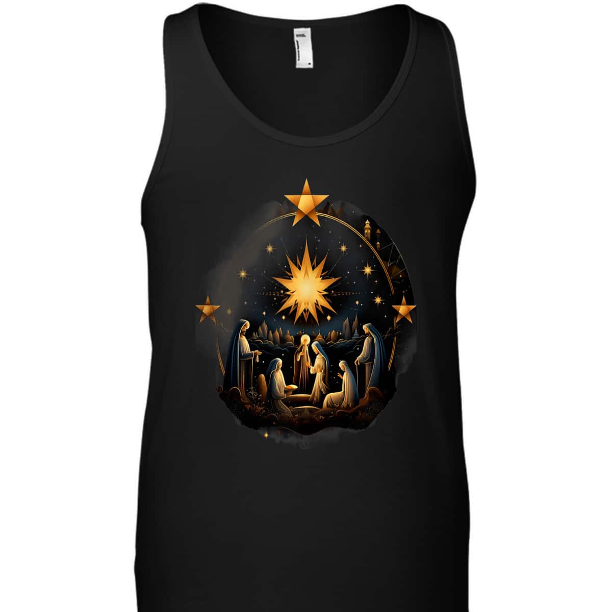 Christmas Birth Of Jesus Nativity Scene Star Christian X-Mas T-Shirt Christmas Birth Of Jesus Nativity Scene Star Christian X-Mas T-Shirt