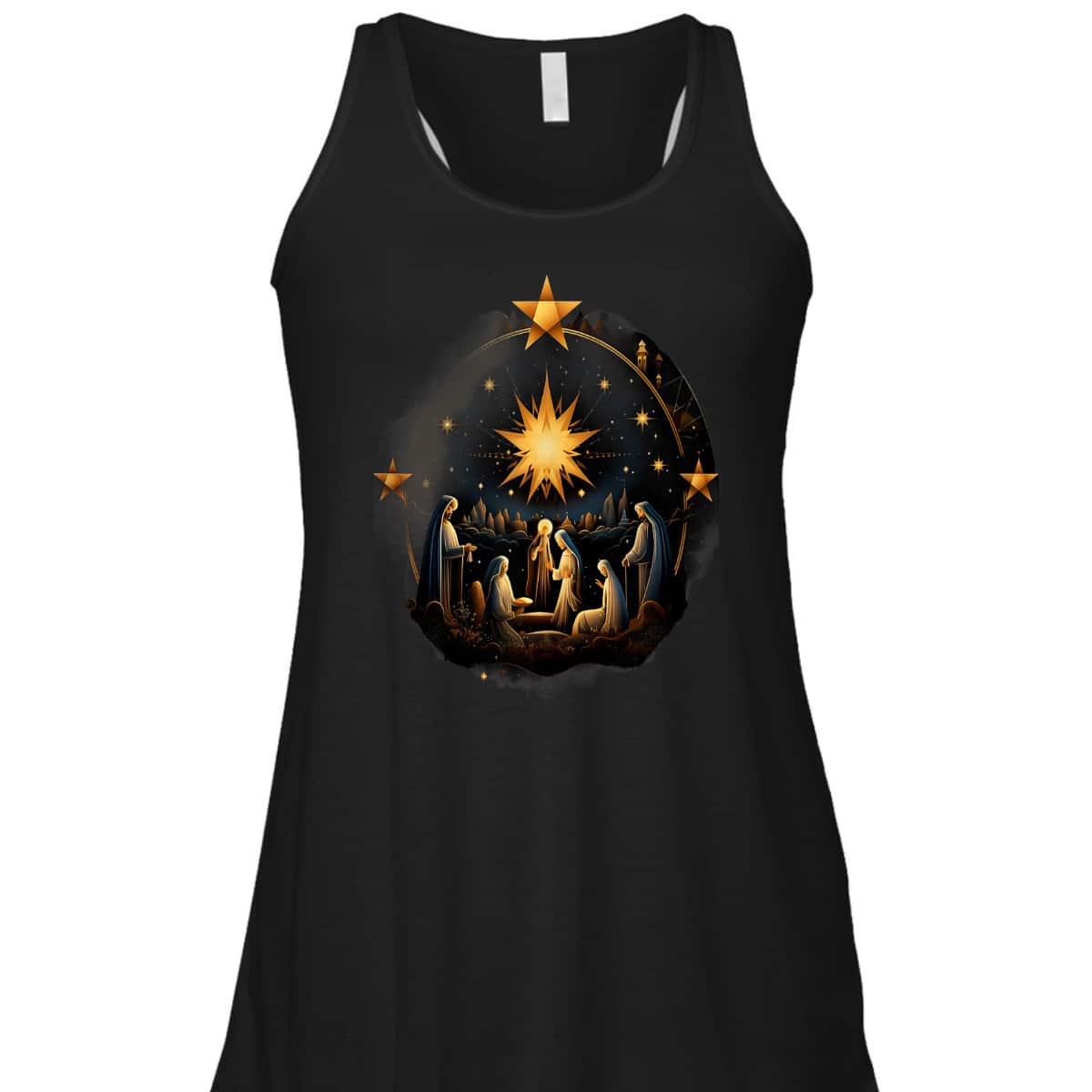 Christmas Birth Of Jesus Nativity Scene Star Christian X-Mas T-Shirt Christmas Birth Of Jesus Nativity Scene Star Christian X-Mas T-Shirt