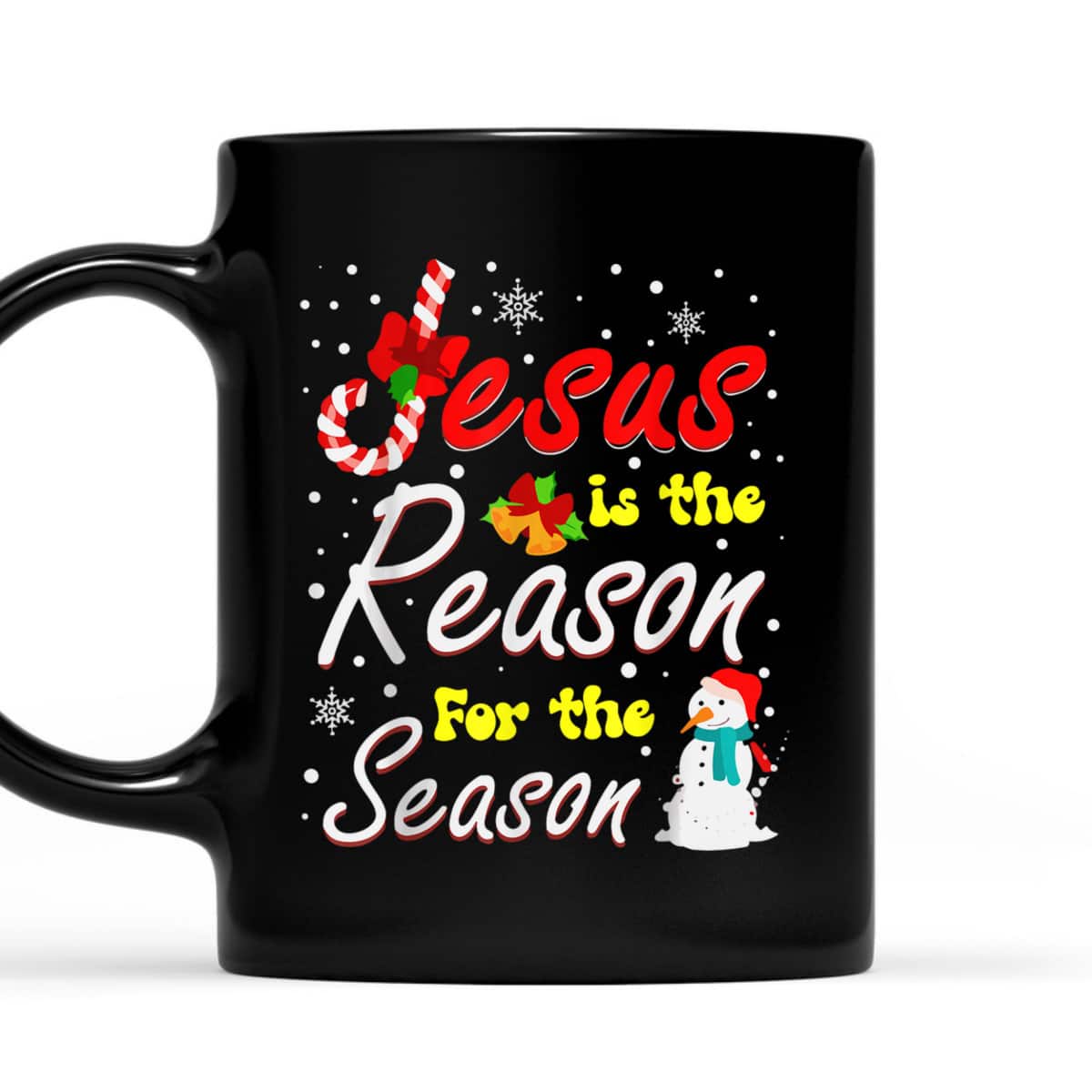 Christian Jesus The Reason Xmas Holiday Season Christmas Snowman T-Shirt Christian Jesus The Reason Xmas Holiday Season Christmas Snowman T-Shirt