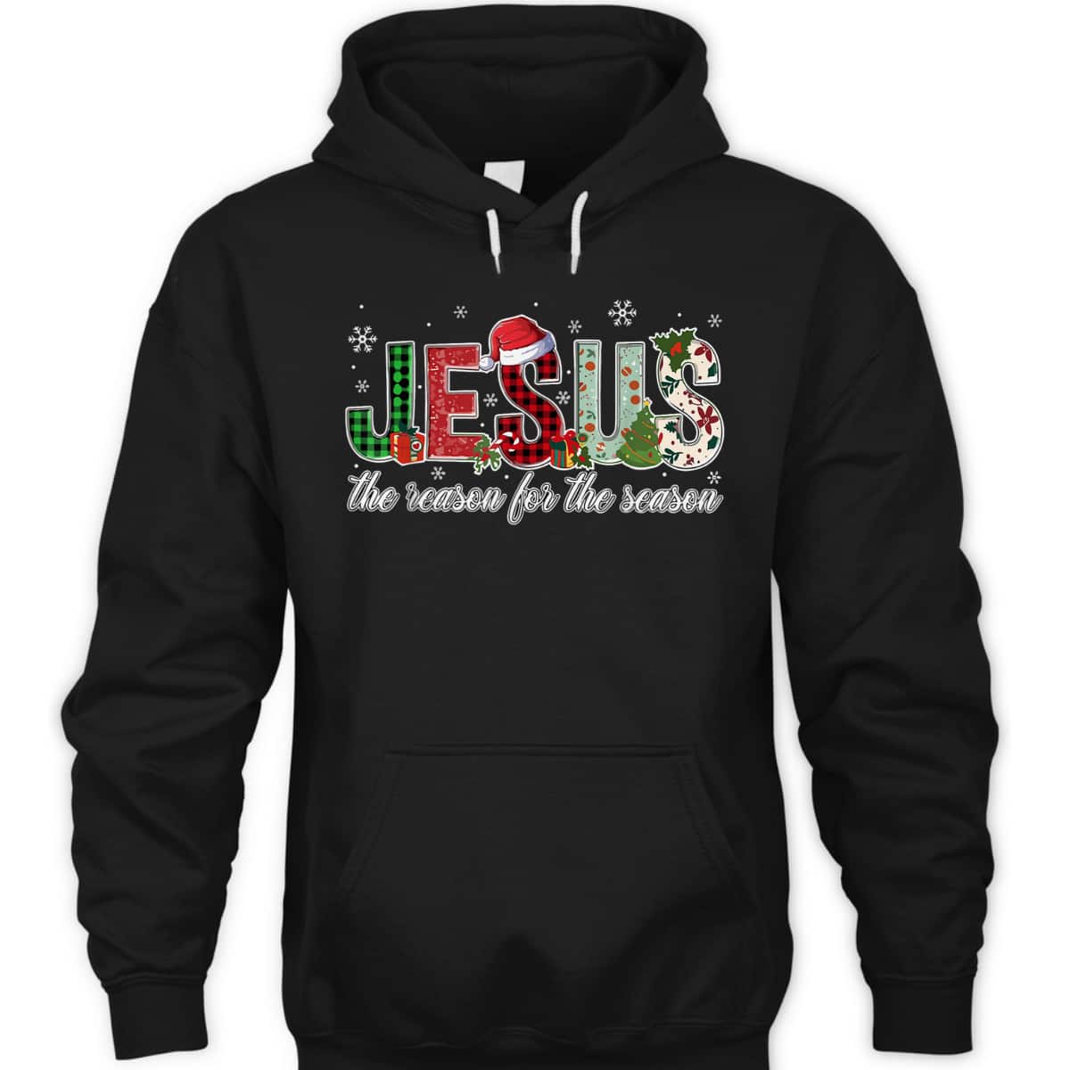 Christian Jesus The Reason Xmas Holiday Season Christmas Snowflake T-Shirt Christian Jesus The Reason Xmas Holiday Season Christmas Snowflake T-Shirt