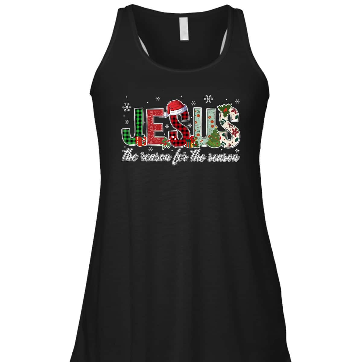 Christian Jesus The Reason Xmas Holiday Season Christmas Snowflake T-Shirt Christian Jesus The Reason Xmas Holiday Season Christmas Snowflake T-Shirt