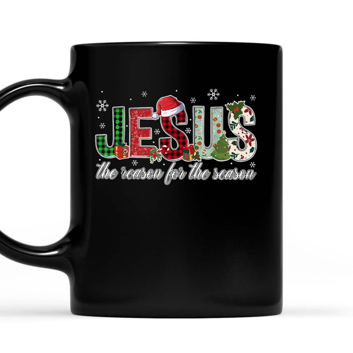 Christian Jesus The Reason Xmas Holiday Season Christmas Snowflake T-Shirt Christian Jesus The Reason Xmas Holiday Season Christmas Snowflake T-Shirt