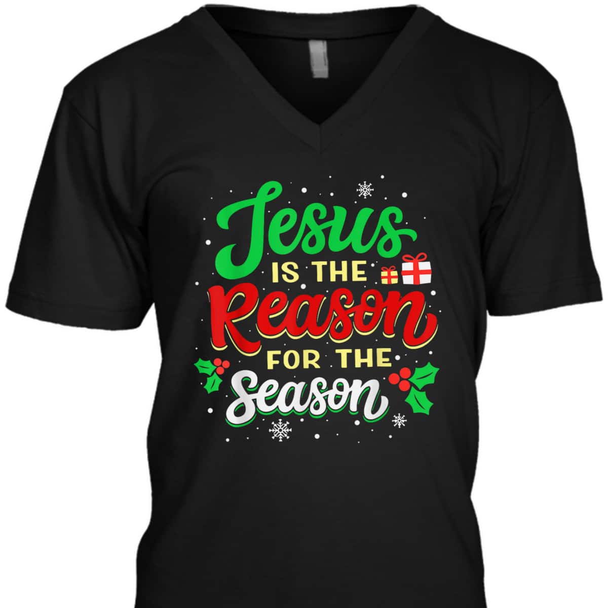 Christian Jesus The Reason Xmas Holiday Season T-Shirt Christmas Gifts Christian Jesus The Reason Xmas Holiday Season T-Shirt Christmas Gifts