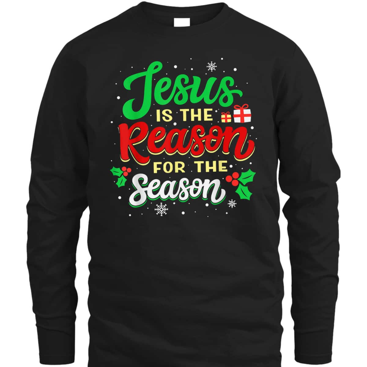 Christian Jesus The Reason Xmas Holiday Season T-Shirt Christmas Gifts Christian Jesus The Reason Xmas Holiday Season T-Shirt Christmas Gifts