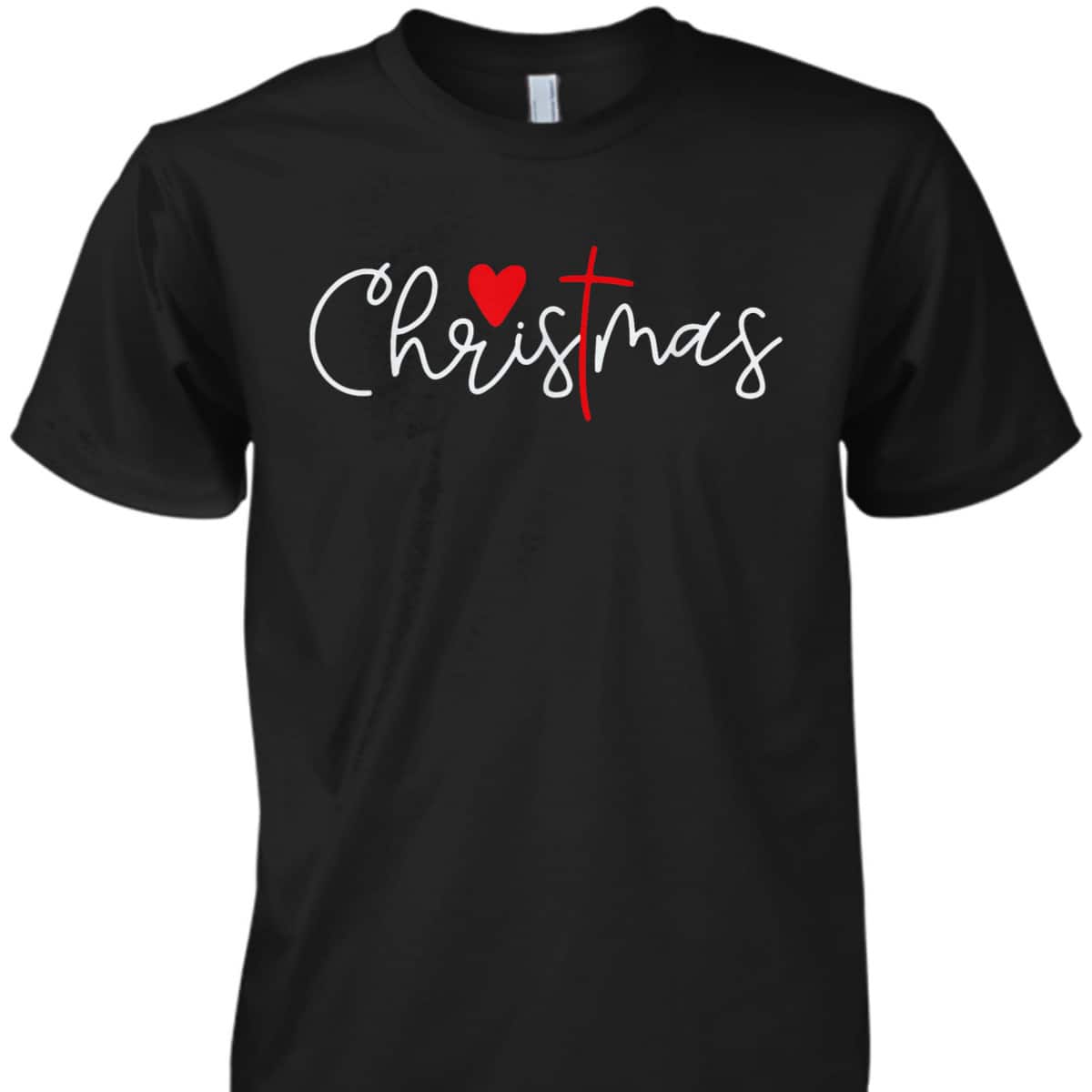 Cross Christmas Cute X Mas Pajama Christian Jesus Faith T-Shirt Cross Christmas Cute X Mas Pajama Christian Jesus Faith T-Shirt