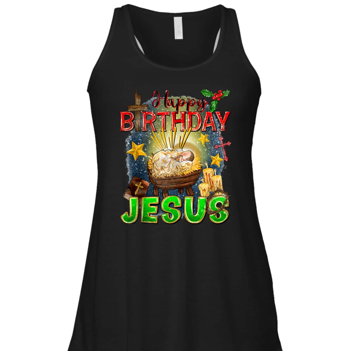 Christian Happy Birthday Jesus Christ Xmas Merry Christmas T-Shirt Christian Happy Birthday Jesus Christ Xmas Merry Christmas T-Shirt