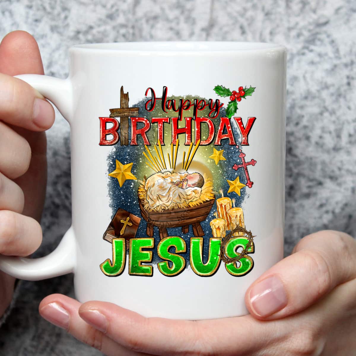 Christian Happy Birthday Jesus Christ Xmas Merry Christmas T-Shirt Christian Happy Birthday Jesus Christ Xmas Merry Christmas T-Shirt