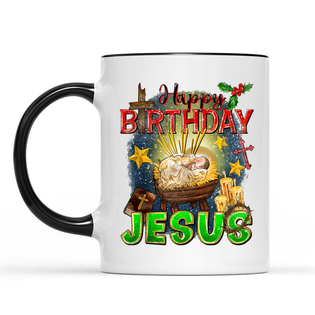 Christian Happy Birthday Jesus Christ Xmas Merry Christmas T-Shirt Christian Happy Birthday Jesus Christ Xmas Merry Christmas T-Shirt