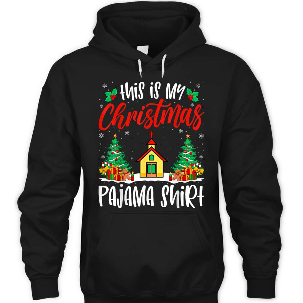 Church Xmas Pajama Christian Church Christmas Holiday T-Shirt Church Xmas Pajama Christian Church Christmas Holiday T-Shirt
