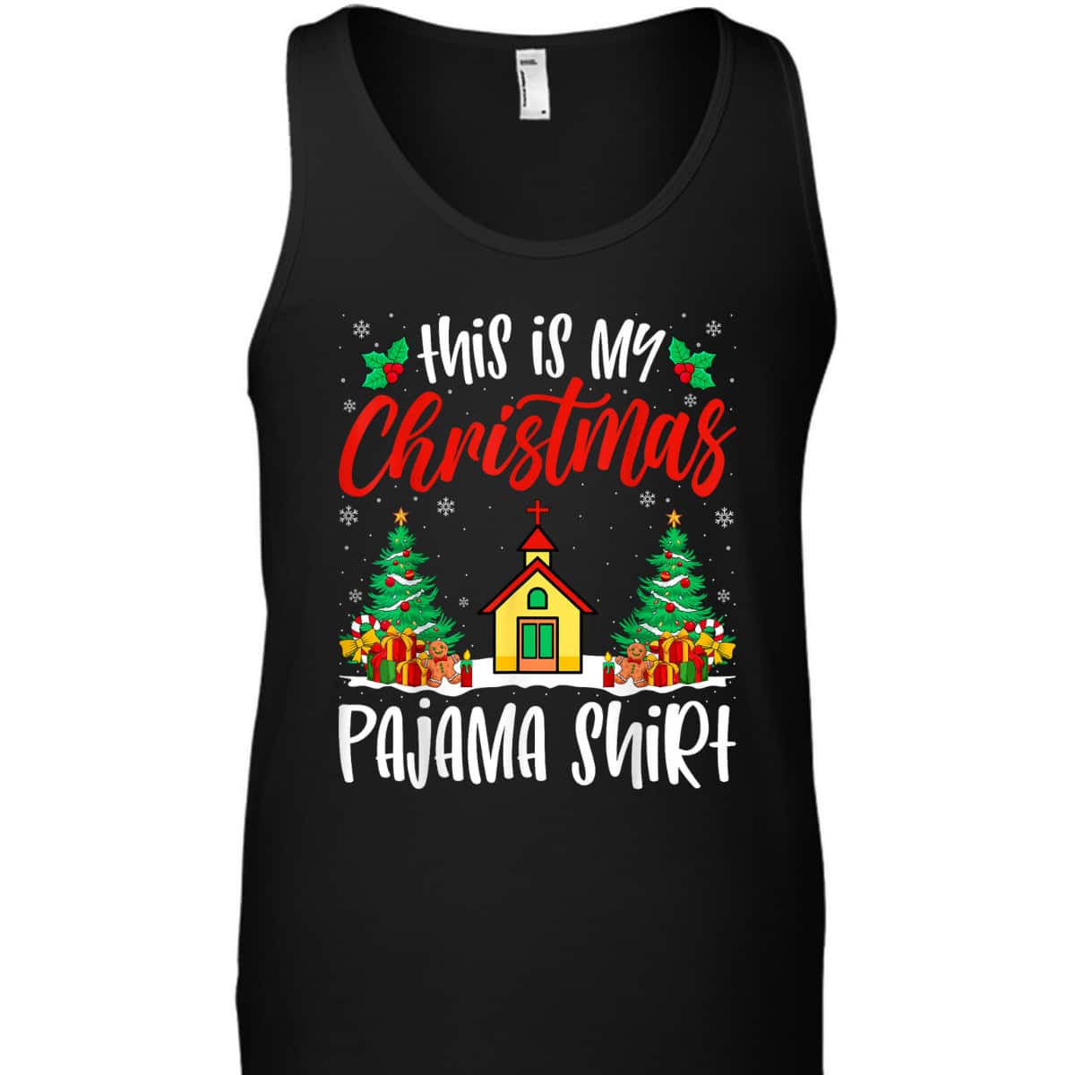 Church Xmas Pajama Christian Church Christmas Holiday T-Shirt Church Xmas Pajama Christian Church Christmas Holiday T-Shirt