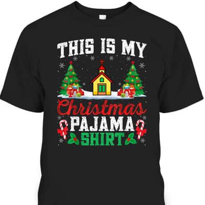 Christian Church Christmas Pajama Pastor Xmas Party T-Shirt