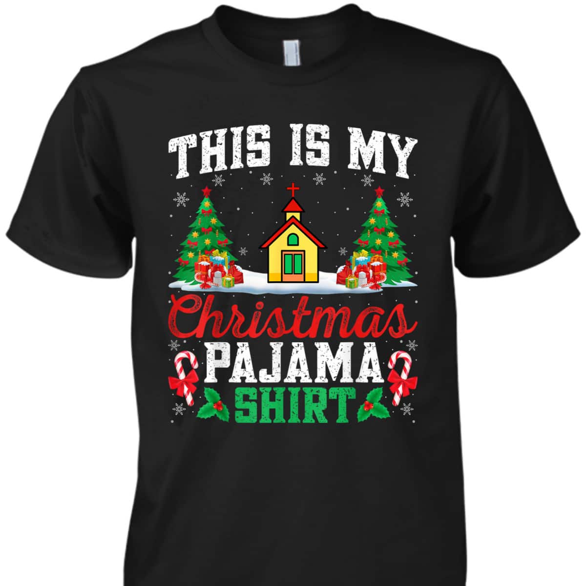Christian Church Christmas Pajama Pastor Xmas Party T-Shirt Christian Church Christmas Pajama Pastor Xmas Party T-Shirt
