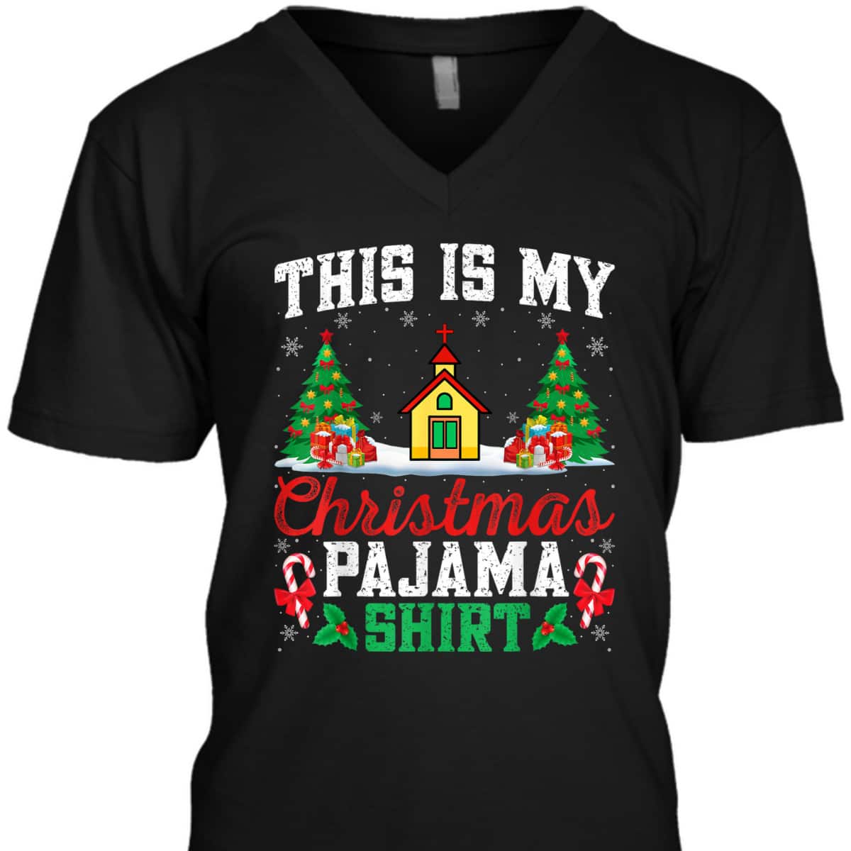 Christian Church Christmas Pajama Pastor Xmas Party T-Shirt Christian Church Christmas Pajama Pastor Xmas Party T-Shirt