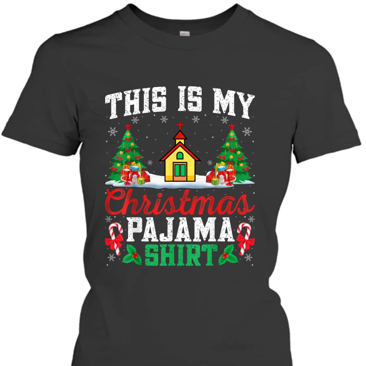 Christian Church Christmas Pajama Pastor Xmas Party T-Shirt Christian Church Christmas Pajama Pastor Xmas Party T-Shirt