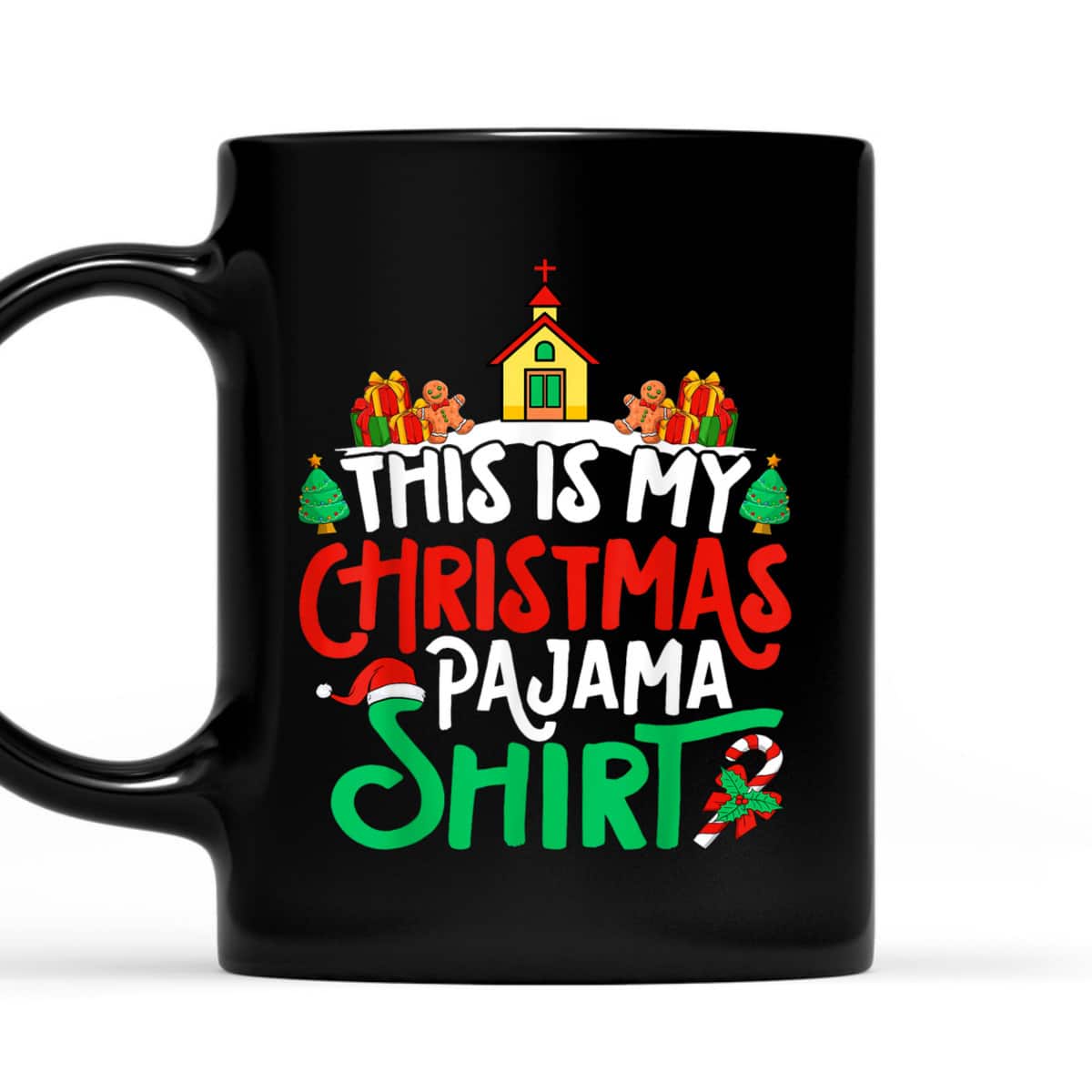 Christian Church Christmas Pajama Church Xmas Party T-Shirt Christian Church Christmas Pajama Church Xmas Party T-Shirt