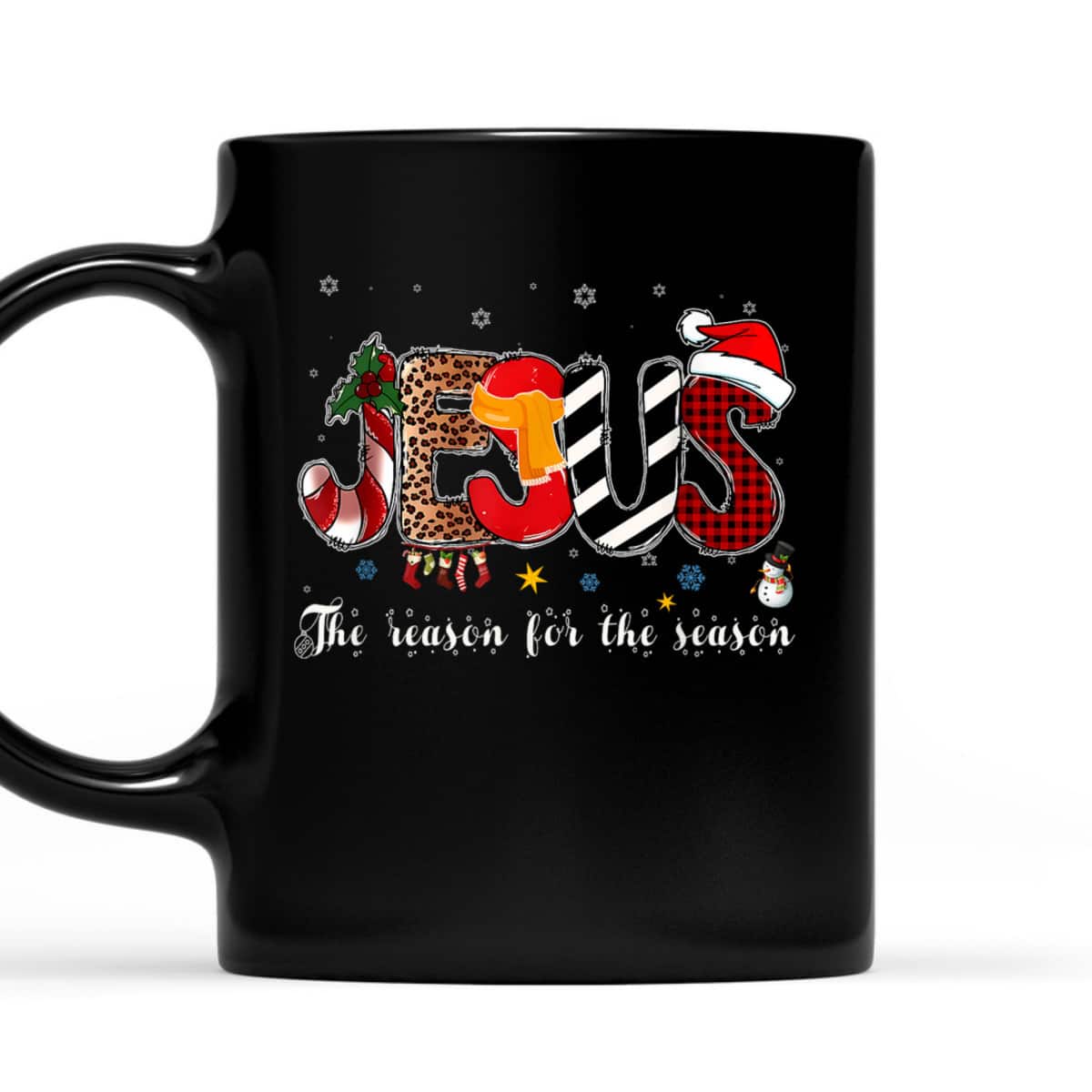 Christian Jesus Is The Reason For The Season Christmas Santa T-Shirt Christian Jesus Is The Reason For The Season Christmas Santa T-Shirt