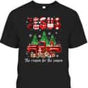 Christian Jesus The Reason Xmas Holiday Season Christmas Red Truck T-Shirt