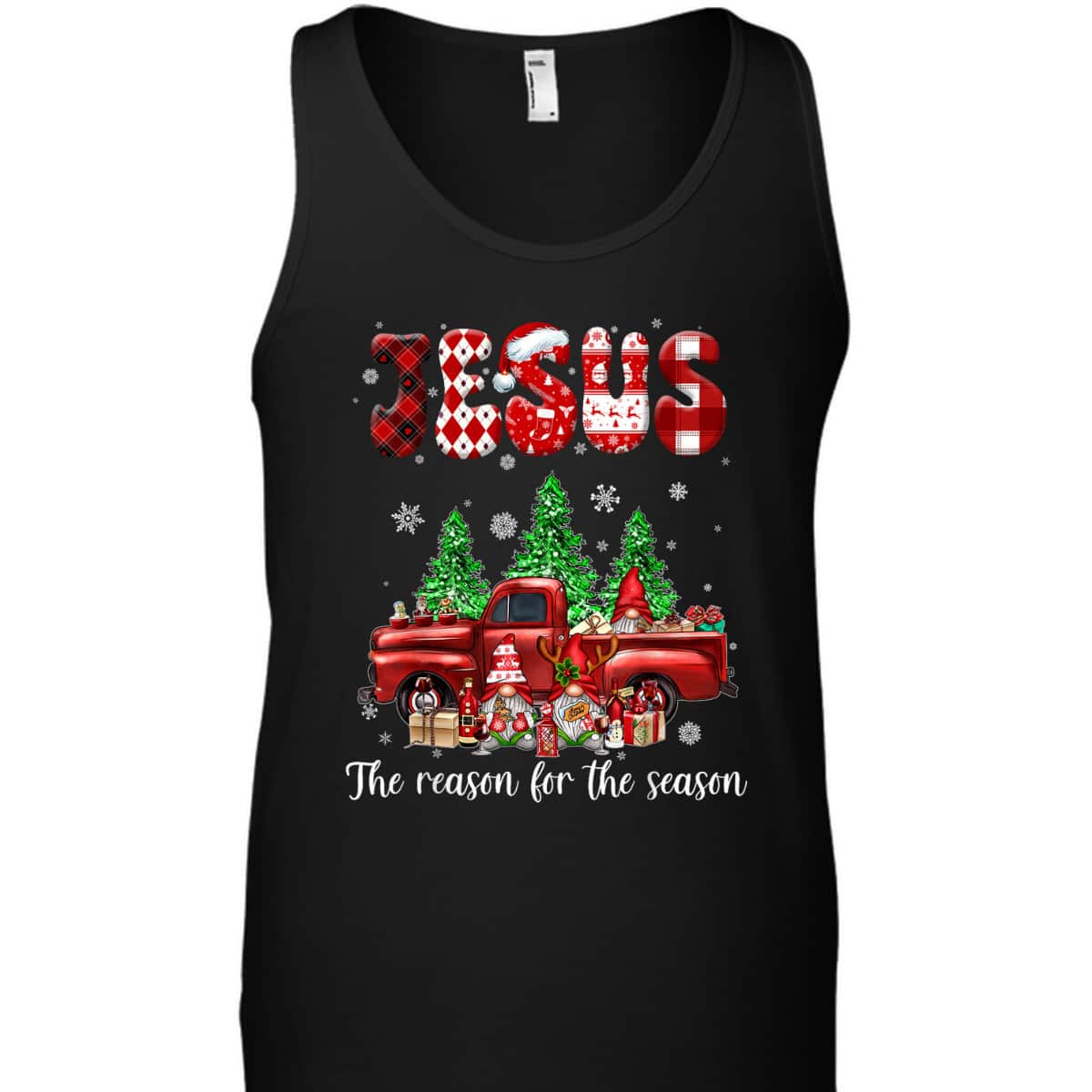 Christian Jesus The Reason Xmas Holiday Season Christmas Red Truck T-Shirt Christian Jesus The Reason Xmas Holiday Season Christmas Red Truck T-Shirt