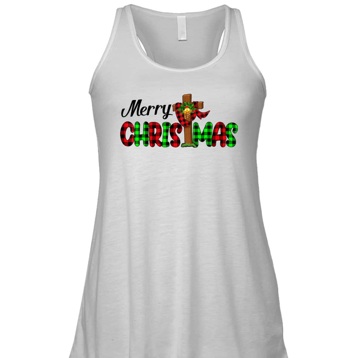 Merry Christmas Cross Christian Plaid Buffalo Xmas Pajama T-Shirt Merry Christmas Cross Christian Plaid Buffalo Xmas Pajama T-Shirt