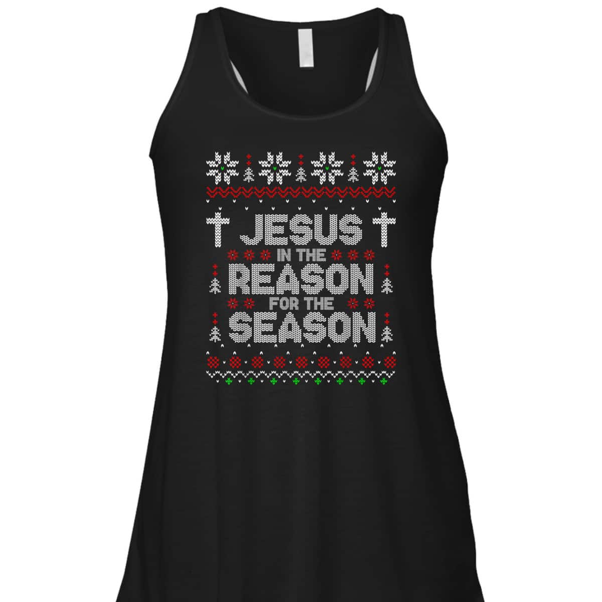 Christian Jesus The Reason Xmas Holiday Season Christmas Cross Snowflake T-Shirt Christian Jesus The Reason Xmas Holiday Season Christmas Cross Snowflake T-Shirt