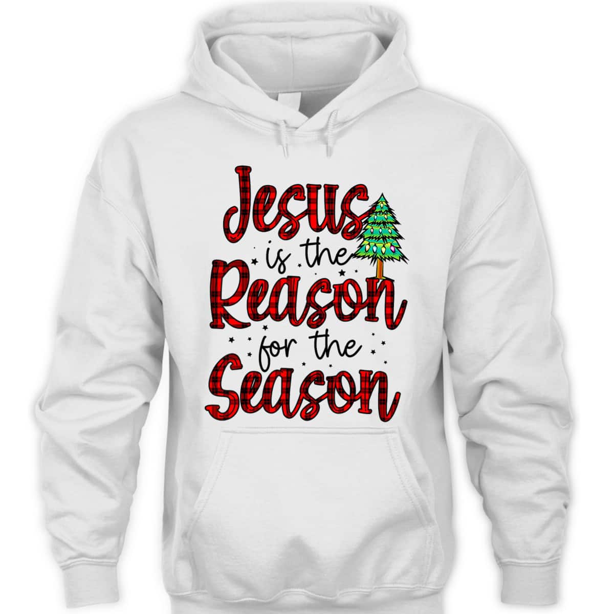 Christian Jesus The Reason Xmas Holiday Season Christmas Tree T-Shirt Christian Jesus The Reason Xmas Holiday Season Christmas Tree T-Shirt