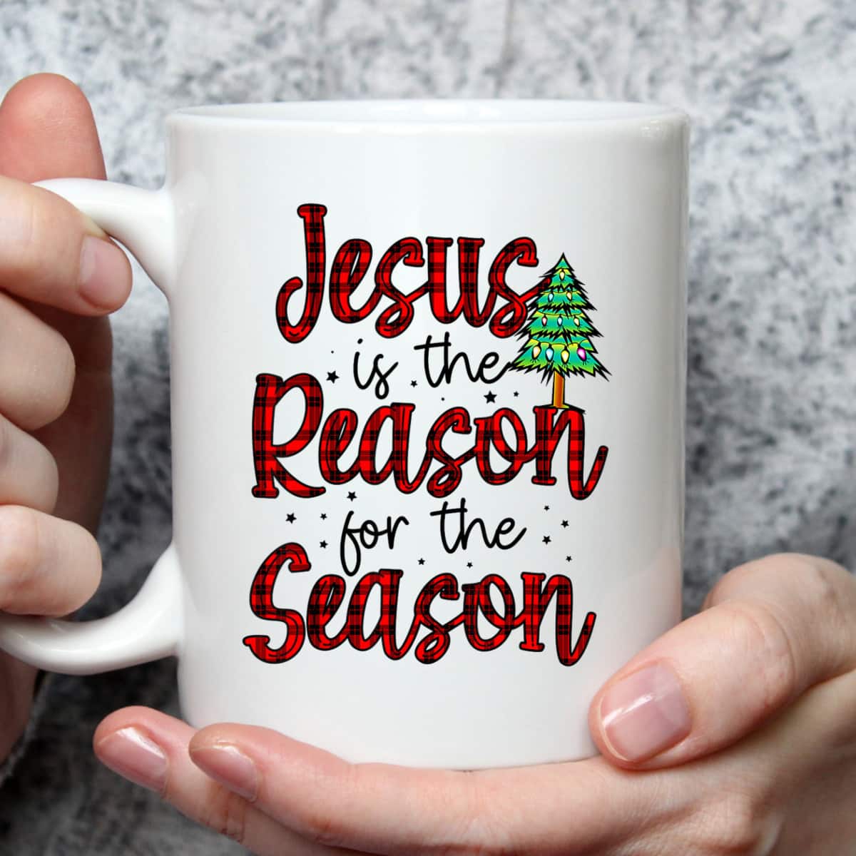 Christian Jesus The Reason Xmas Holiday Season Christmas Tree T-Shirt Christian Jesus The Reason Xmas Holiday Season Christmas Tree T-Shirt