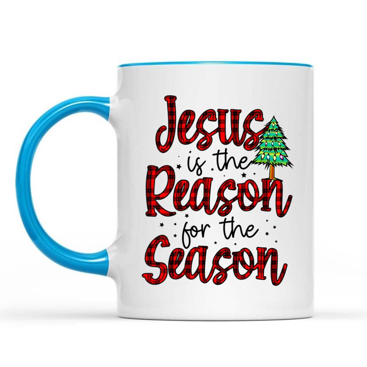 Christian Jesus The Reason Xmas Holiday Season Christmas Tree T-Shirt Christian Jesus The Reason Xmas Holiday Season Christmas Tree T-Shirt