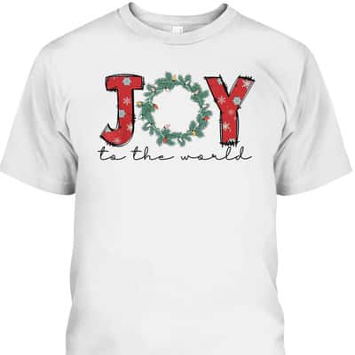 Joy To The World Christian Christmas Jesus Birth Xmas Pajama T-Shirt