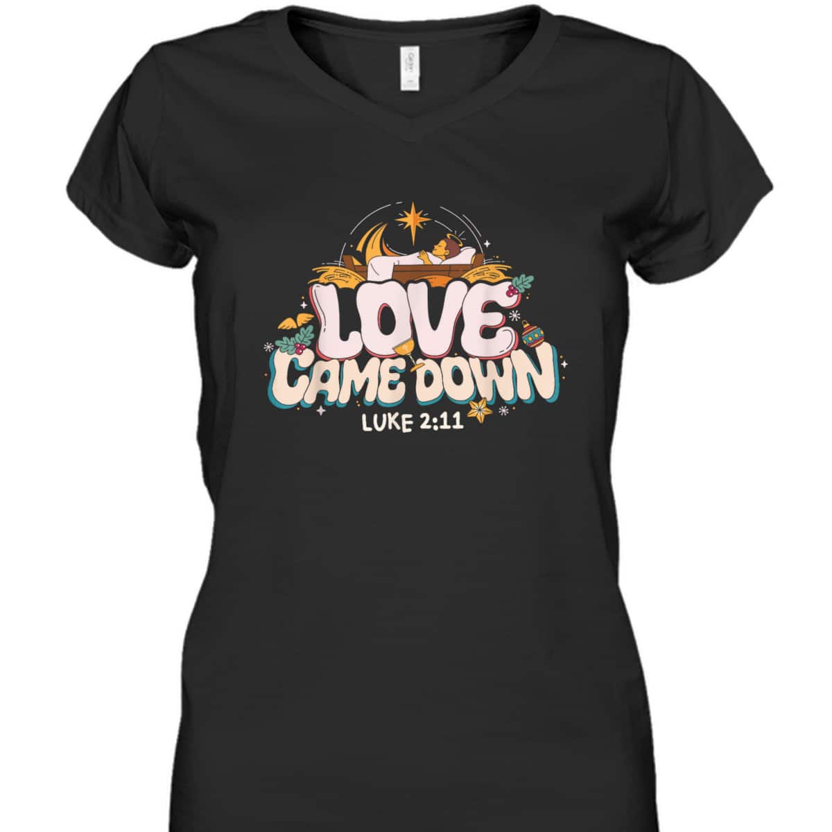 Love Came Down Jesus Christian Christmas Xmas Family Pajamas T-Shirt Love Came Down Jesus Christian Christmas Xmas Family Pajamas T-Shirt