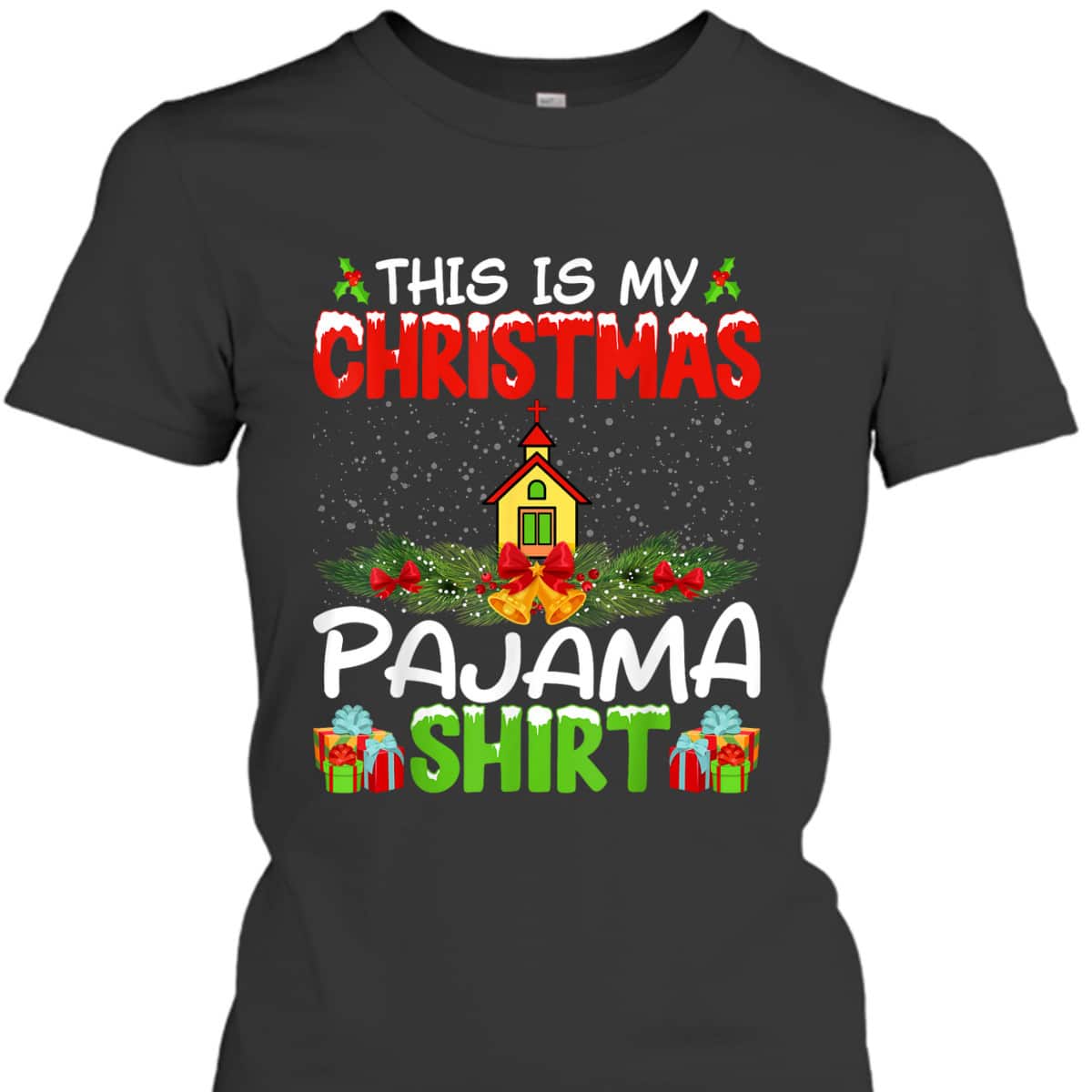 Pastor Christian Church Xmas Pajama Christmas Holiday T-Shirt Pastor Christian Church Xmas Pajama Christmas Holiday T-Shirt