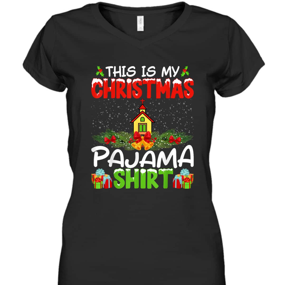 Pastor Christian Church Xmas Pajama Christmas Holiday T-Shirt Pastor Christian Church Xmas Pajama Christmas Holiday T-Shirt