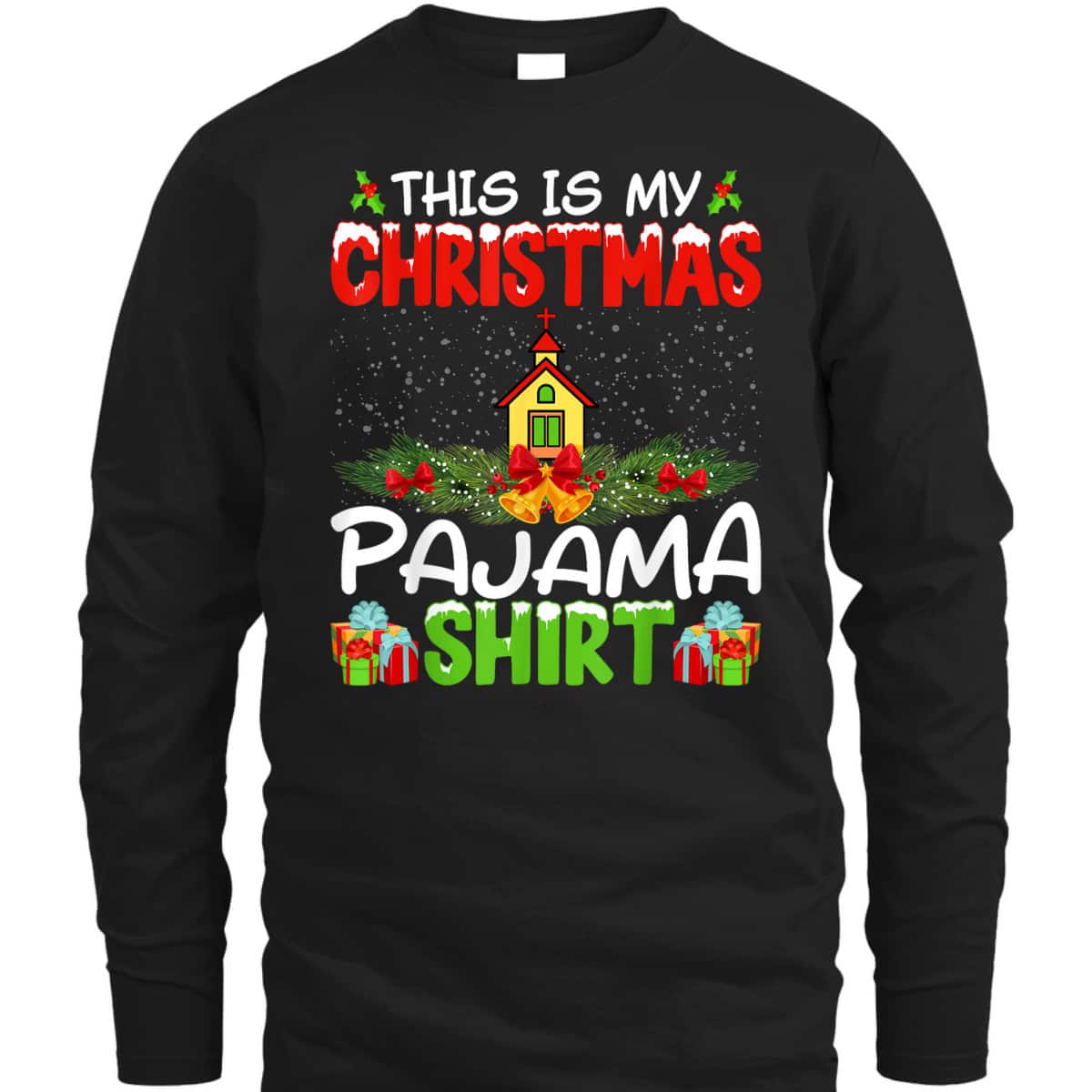 Pastor Christian Church Xmas Pajama Christmas Holiday T-Shirt Pastor Christian Church Xmas Pajama Christmas Holiday T-Shirt