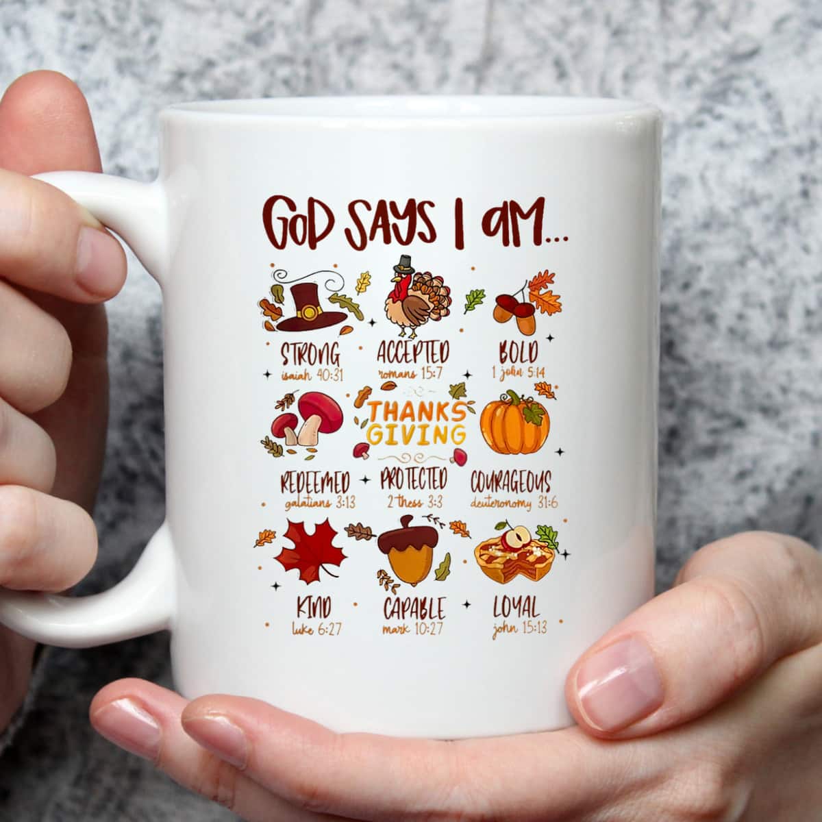 God Says I Am Christian Thanksgiving Bible Jesus T-Shirt God Says I Am Christian Thanksgiving Bible Jesus T-Shirt