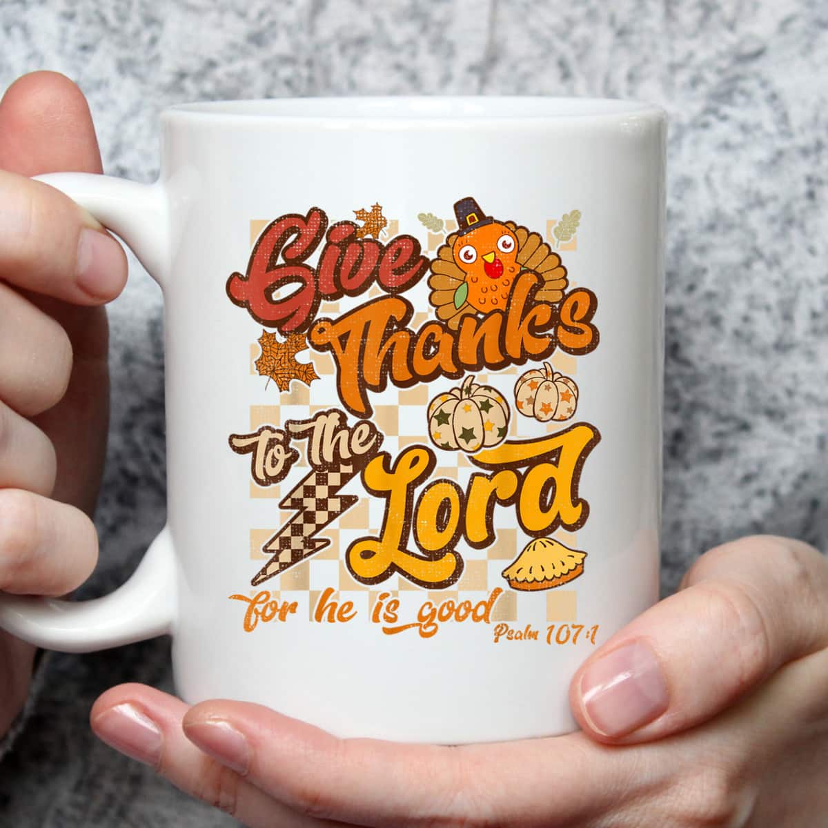 Give Thanks To The Lord Thanksgiving Jesus Christ Bible Verse Psaml T-Shirt Give Thanks To The Lord Thanksgiving Jesus Christ Bible Verse Psaml T-Shirt