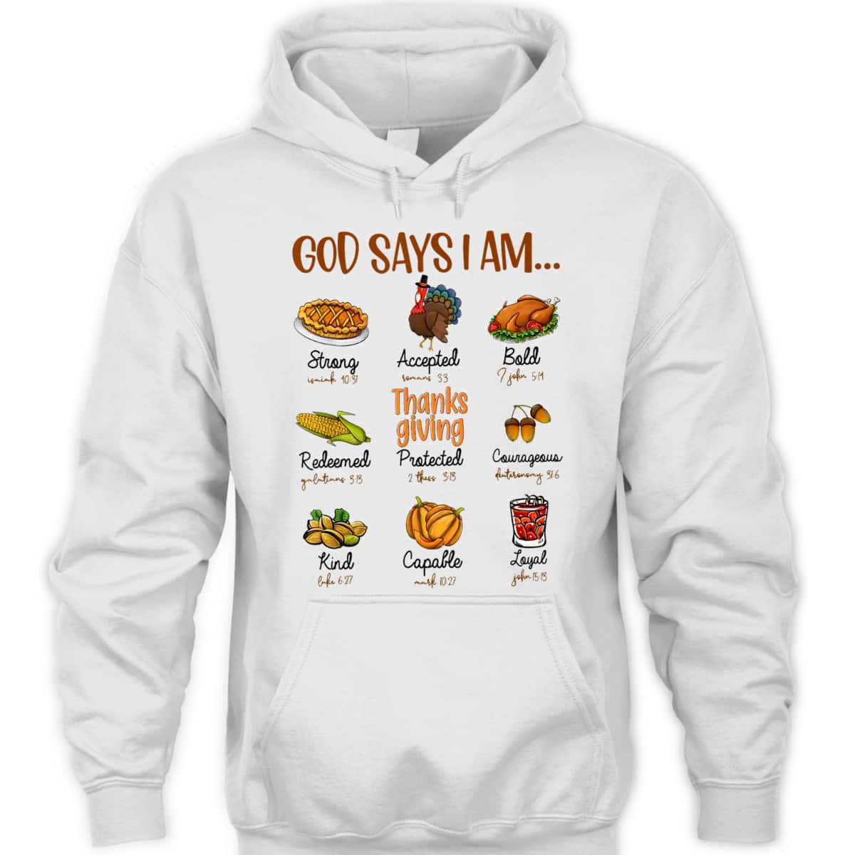 Thanksgiving God Says I Am Thanksgiving Bible Christian T-Shirt Thanksgiving God Says I Am Thanksgiving Bible Christian T-Shirt