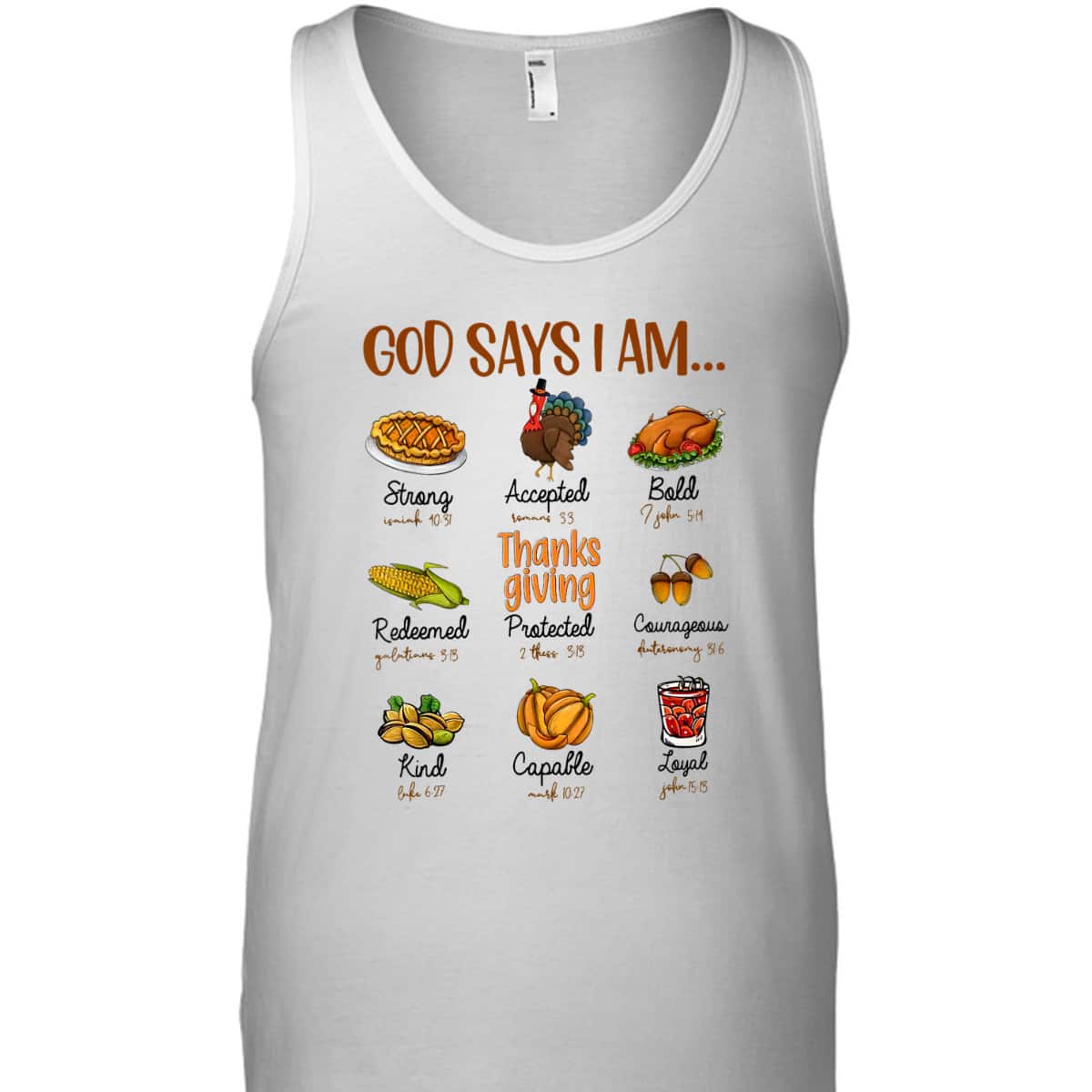 Thanksgiving God Says I Am Thanksgiving Bible Christian T-Shirt Thanksgiving God Says I Am Thanksgiving Bible Christian T-Shirt