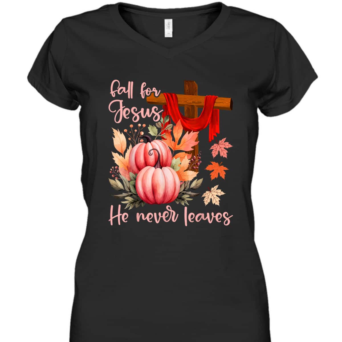 Fall For Jesus Christian Bible Verse Thanksgiving Halloween Day T-Shirt Fall For Jesus Christian Bible Verse Thanksgiving Halloween Day T-Shirt
