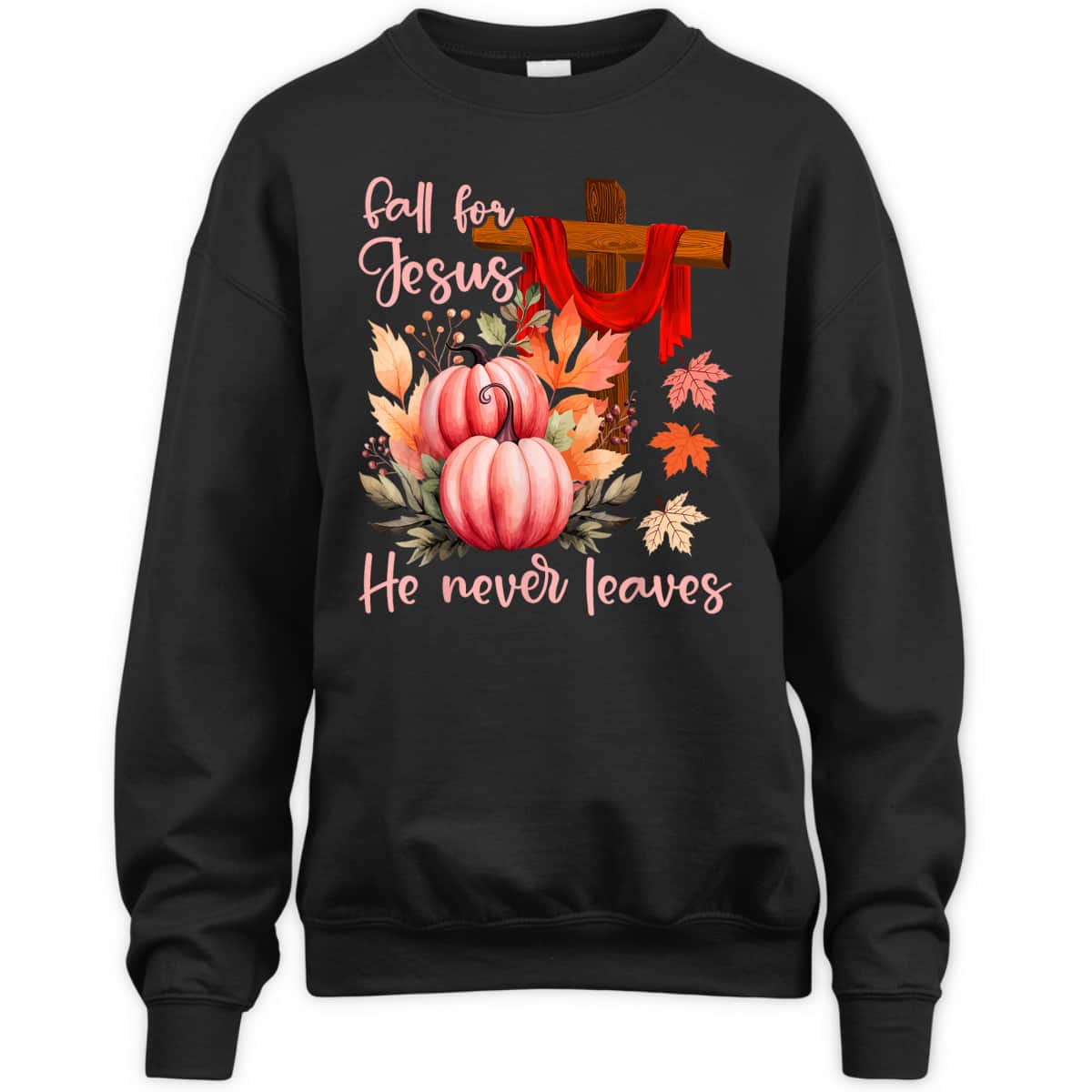 Fall For Jesus Christian Bible Verse Thanksgiving Halloween Day T-Shirt Fall For Jesus Christian Bible Verse Thanksgiving Halloween Day T-Shirt