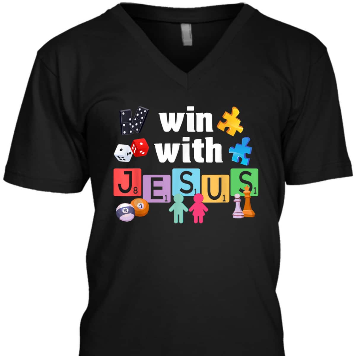 Win With Jesus VBS Christian Vacation Bible School Christian T-Shirt